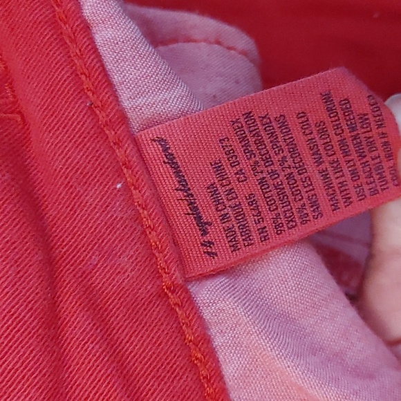 ๐ 3/$20๐ American Eagle Stretch Jeggings in Red US 14 - Picture 12 of 12